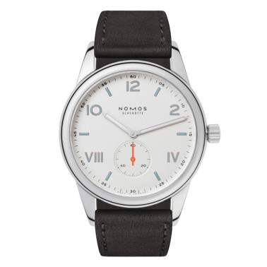 NOMOS Glashütte Club Campus 38 mécanique bracelet cuir anthracite 38,5 mm, 38mm