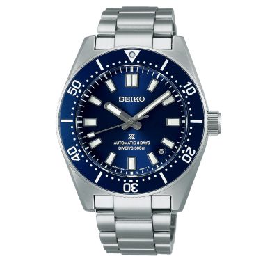 SEIKO Prospex Diver's 1965 Heritage automatique cadran bleu bracelet acier 40 mm, 40mm