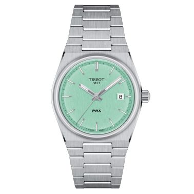 TISSOT PRX quartz cadran vert clair bracelet acier 35 mm, 35mm