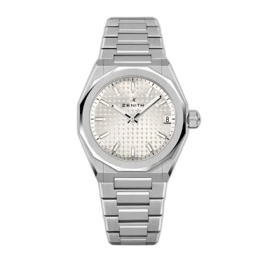 ZENITH Montre Zenith Defy Skyline automatique cadran argenté bracelet acier 36 mm